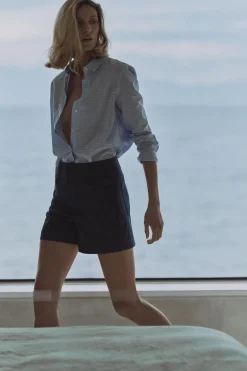 Fashion CAMISA CUADROS ZW COLLECTION Mujer Camisas / Blusas