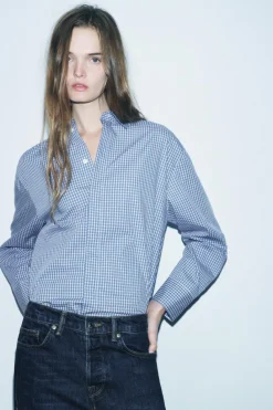 Discount CAMISA CUADROS ZW COLLECTION Mujer Camisas / Blusas