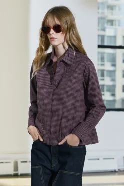 Hot CAMISA CUADROS ZW COLLECTION Mujer Camisas / Blusas