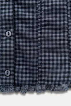 Best CAMISA CUELLO BOBO CUADROS VICHY Mujer Camisas / Blusas