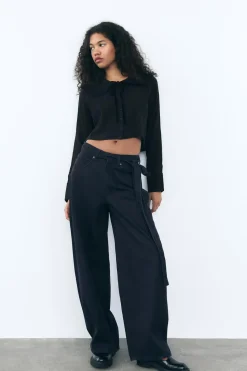 Outlet CAMISA CUELLO BOBO LAZO Mujer Camisas / Blusas