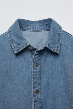 Niños ZARA 1½ - 6 Años·Camisas|1½ - 6 Años·Camisas / Sobrecamisas<CAMISA DENIM