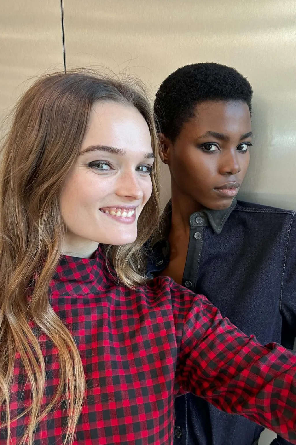 Sale CAMISA DENIM COMBINADA ZW COLLECTION Mujer Camisas / Blusas