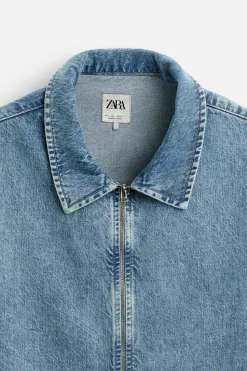 Sale CAMISA DENIM CREMALLERA Hombre Camisas