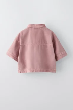 Niños ZARA 6 - 14 Años·Blusas / Camisas|6 - 14 Años·Total Look<CAMISA DENIM FLUIDA