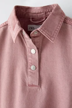 Niños ZARA 6 - 14 Años·Blusas / Camisas|6 - 14 Años·Total Look<CAMISA DENIM FLUIDA