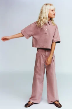 Niños ZARA 6 - 14 Años·Blusas / Camisas|6 - 14 Años·Total Look<CAMISA DENIM FLUIDA