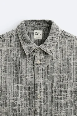 Best CAMISA DENIM JACQUARD Hombre Camisas