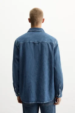 Clearance CAMISA DENIM LAVADA Hombre Camisas