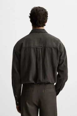 Clearance CAMISA DENIM LAVADA Hombre Camisas