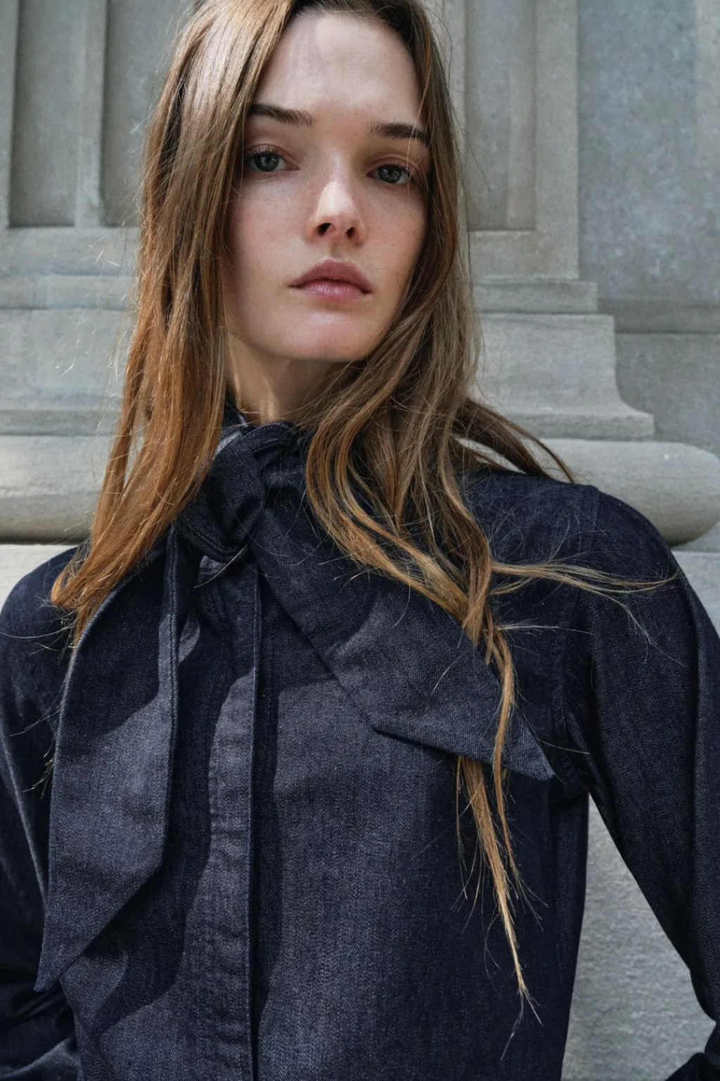 Sale CAMISA DENIM LAZADA ZW COLLECTION Mujer Camisas / Blusas