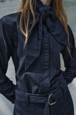 Sale CAMISA DENIM LAZADA ZW COLLECTION Mujer Camisas / Blusas