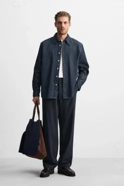 Sale CAMISA DENIM LIGERO Hombre Camisas