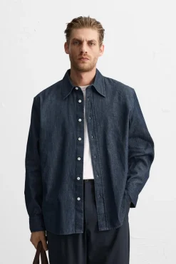 Sale CAMISA DENIM LIGERO Hombre Camisas
