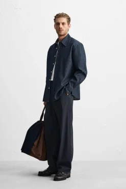 Sale CAMISA DENIM LIGERO Hombre Camisas