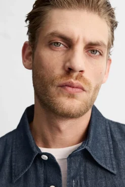 Sale CAMISA DENIM LIGERO Hombre Camisas