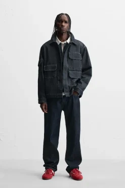 Hot CAMISA DENIM OVERSIZE BOLSILLOS Hombre Camisas|Sobrecamisas