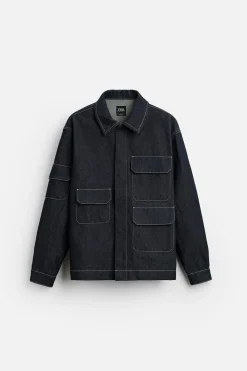 Hot CAMISA DENIM OVERSIZE BOLSILLOS Hombre Camisas|Sobrecamisas