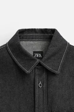 Online CAMISA DENIM PESPUNTES Hombre Camisas