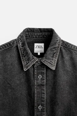 Hot CAMISA DENIM RELAXED FIT Hombre Camisas