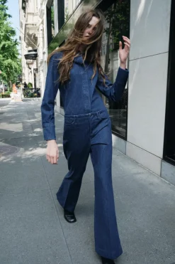 Hot CAMISA DENIM SLIM ZW COLLECTION Mujer Camisas / Blusas