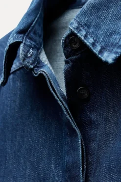 Hot CAMISA DENIM SLIM ZW COLLECTION Mujer Camisas / Blusas