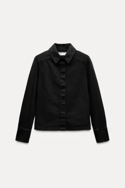 Discount CAMISA DENIM SLIM ZW COLLECTION Mujer Camisas / Blusas