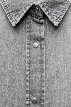 Clearance CAMISA DENIM TRF Mujer Camisas / Blusas