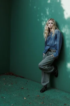 Discount CAMISA DENIM TRF Mujer Camisas / Blusas