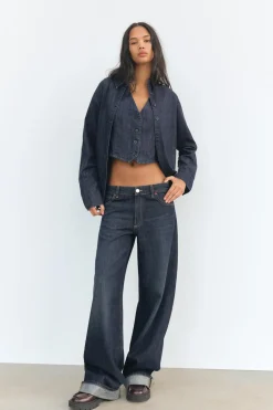 Best CAMISA DENIM TRF ABERTURA Mujer Camisas / Blusas