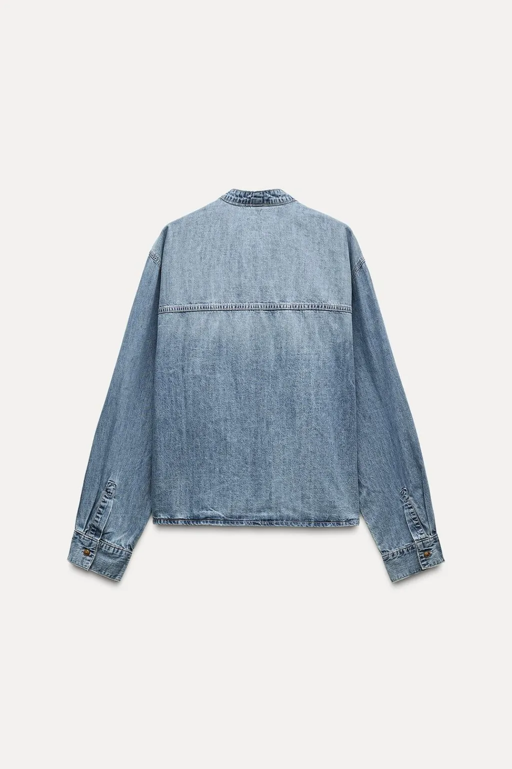 Hot CAMISA DENIM TRF LAZO Mujer Camisas / Blusas