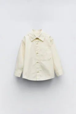 Niños ZARA 1½ - 6 Años·Camisas / Sobrecamisas<CAMISA DETALLE BOLSILLO