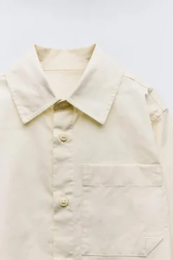 Niños ZARA 1½ - 6 Años·Camisas / Sobrecamisas<CAMISA DETALLE BOLSILLO