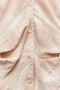 Online CAMISA DRAPEADA CUADROS ZW COLLECTION Mujer Camisas / Blusas