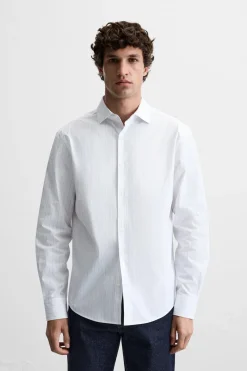 Sale CAMISA EASY CARE RAYAS Hombre Camisas