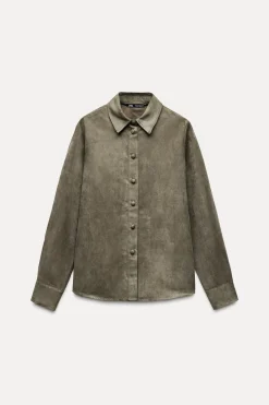 Outlet CAMISA EFECTO ANTE Mujer Camisas / Blusas