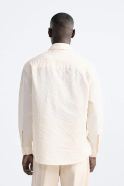 Discount CAMISA EFECTO ARRUGADO Hombre Camisas