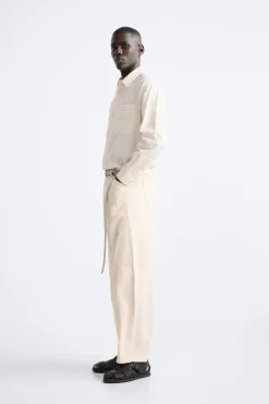 Discount CAMISA EFECTO ARRUGADO Hombre Camisas