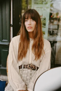 Fashion CAMISA EFECTO ARRUGADO Mujer Camisas / Blusas