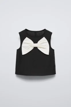 Niños ZARA 1½ - 6 Años·Camisas<CAMISA EFECTO ARRUGADO LAZO