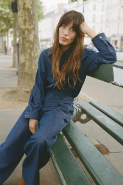 Fashion CAMISA EFECTO DENIM Mujer Camisas / Blusas