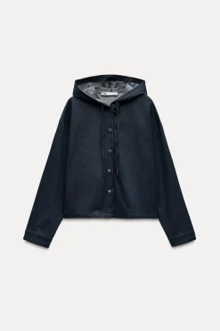 Best CAMISA EFECTO DENIM CAPUCHA Mujer Camisas / Blusas