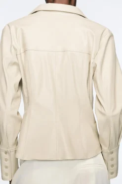 Online CAMISA EFECTO PIEL ENTALLADA Mujer Camisas / Blusas