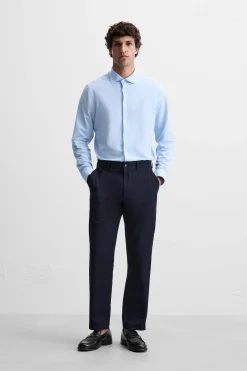 Sale CAMISA ELÁSTICA ESTRUCTURA Hombre Camisas