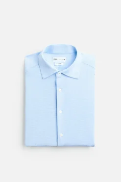 Sale CAMISA ELÁSTICA ESTRUCTURA Hombre Camisas