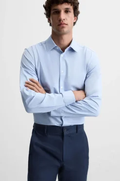 Outlet CAMISA ELÁSTICA ESTRUCTURA Hombre Camisas