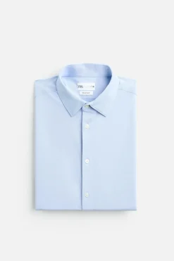 Outlet CAMISA ELÁSTICA ESTRUCTURA Hombre Camisas