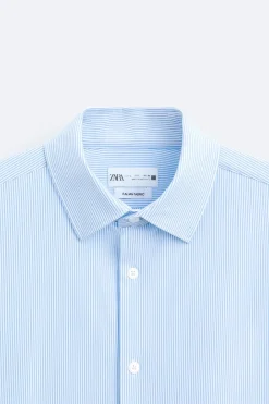 New CAMISA ELÁSTICA RAYAS Hombre Camisas