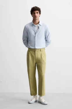 Fashion CAMISA ELÁSTICA RAYAS Hombre Camisas