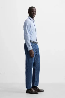 Fashion CAMISA ELÁSTICA RAYAS Hombre Camisas